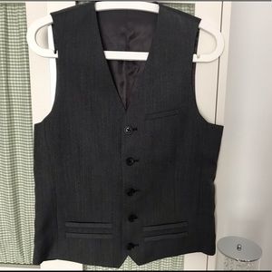 Men’s Charcoal Vest - 36 Regular